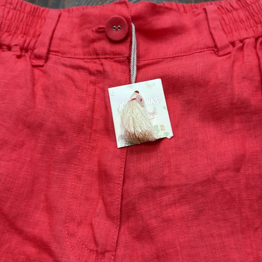JOHNNY WAS Marisol Linen Wide Leg Cargo Pants - Picture 6 of 9